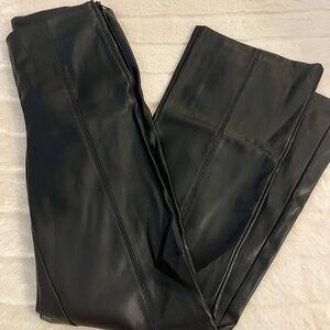 Zara Black Leather Pants